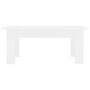 Voir la diapositive 4 : VIDAXL Table basse Blanc 100x60x42 cm Bois d ingénierie