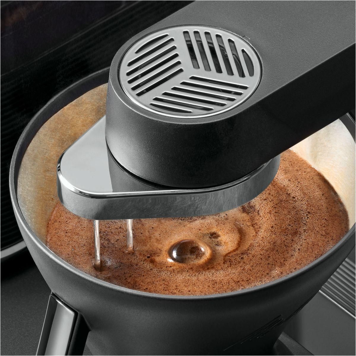 Melitta Cafetière filtre EPOS Argent cafetiere-broyeur