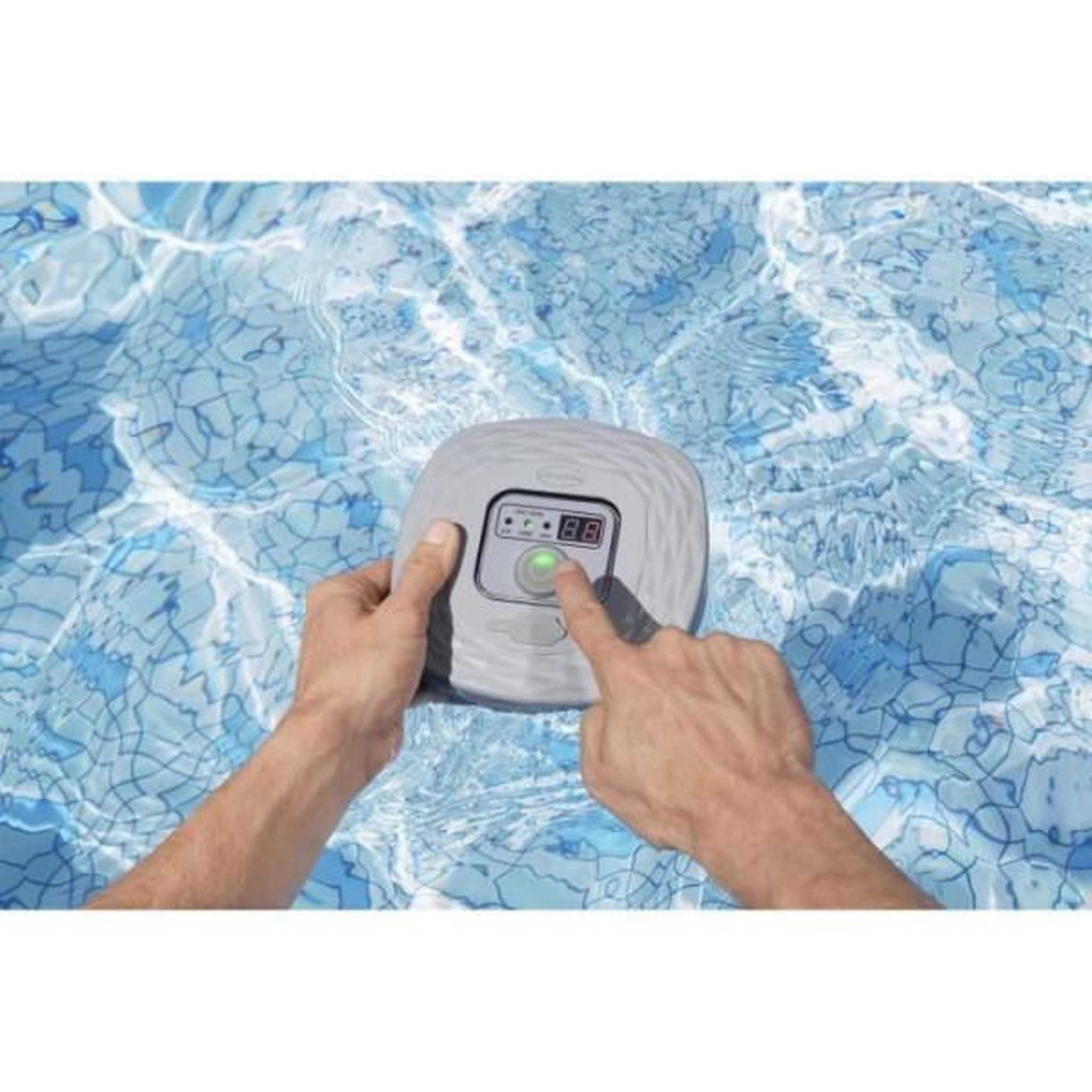 Voir la diapositive 4 : BESTWAY Lay-Z-Spa Electrolyseur d'eau salée 0,5g/h pour spa et piscines jusqu'a 1 400 L