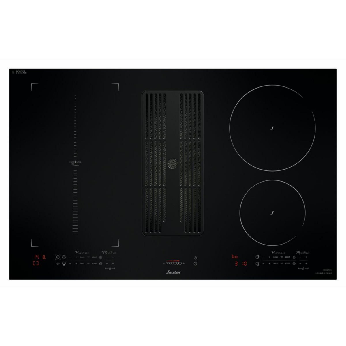 Sauter Plaque induction aspirante SPI2847BH Piano