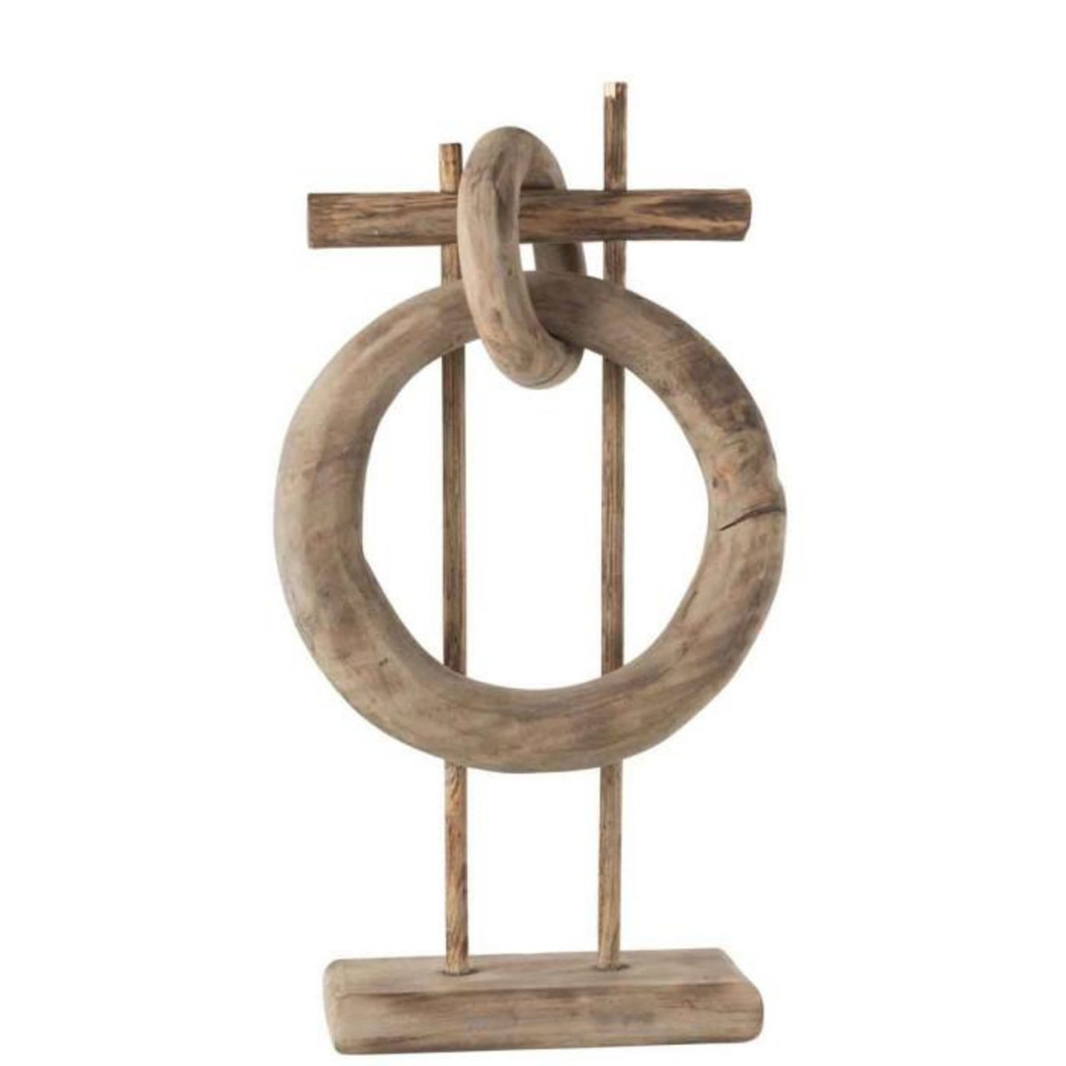 Paris Prix Cercle Vertical sur Socle  Valeria  68cm Naturel