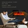 Voir la diapositive 5 : HOMCOM Cheminée électrique 1800W effets flammes LED 3D réglables - timer, thermostat, télécommande - noir