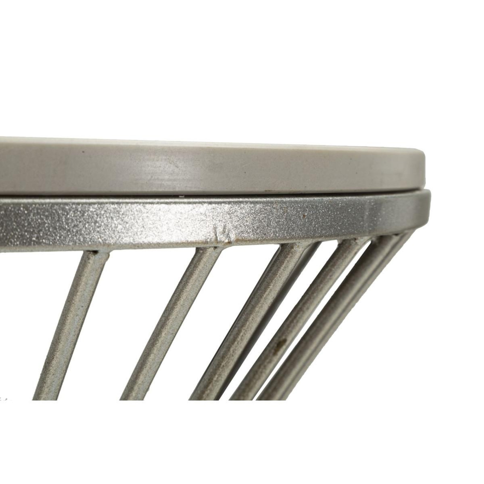 Voir la diapositive 6 : Paris Prix Table d'appoint en marbre  funnel  100cm argent