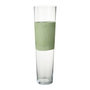 Voir la diapositive 1 : Paris Prix Vase Déco en Verre  Delph  60cm Transparent & Vert