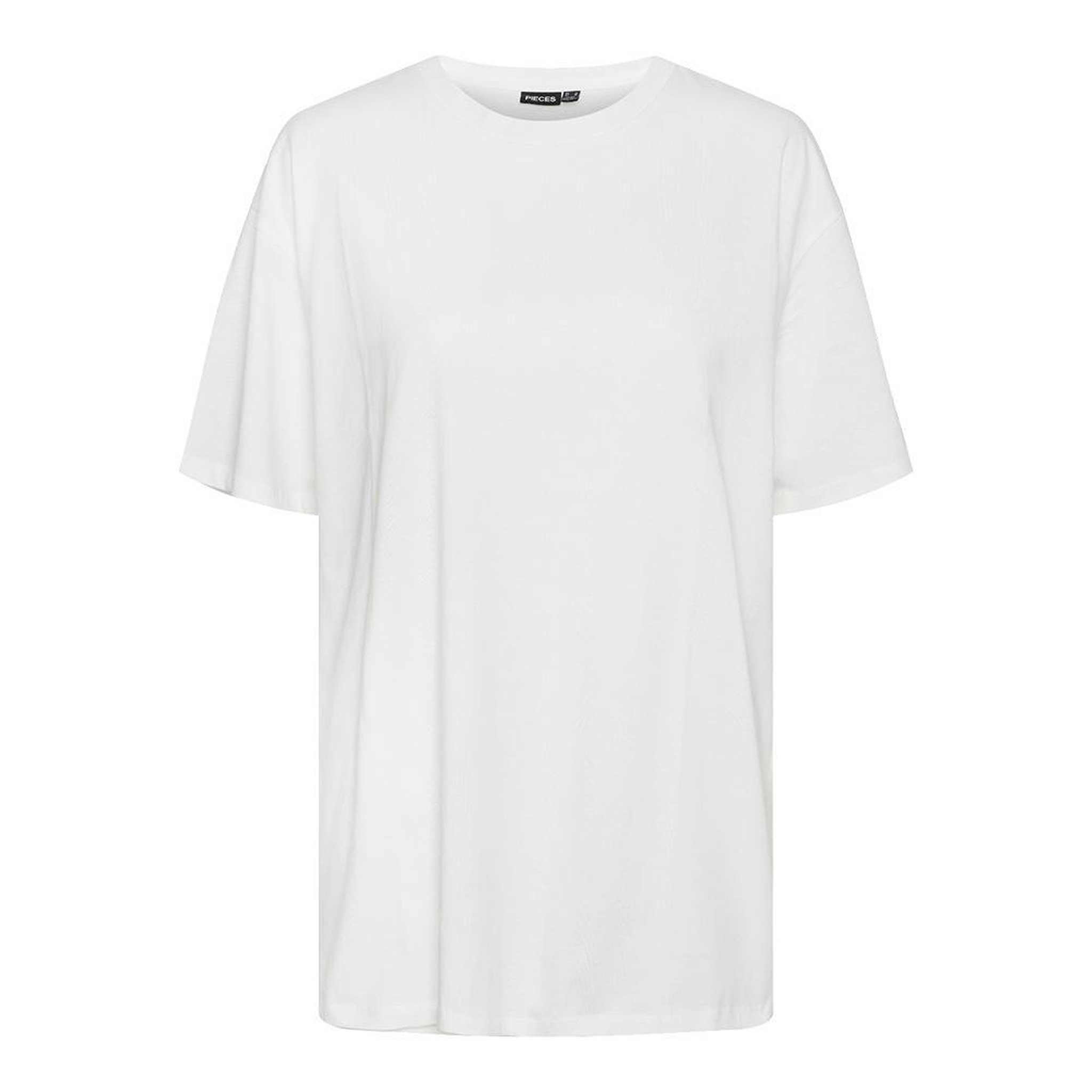 Pieces T-Shirt Blanc Femme Pieces Kitty. Coloris disponibles : Blanc