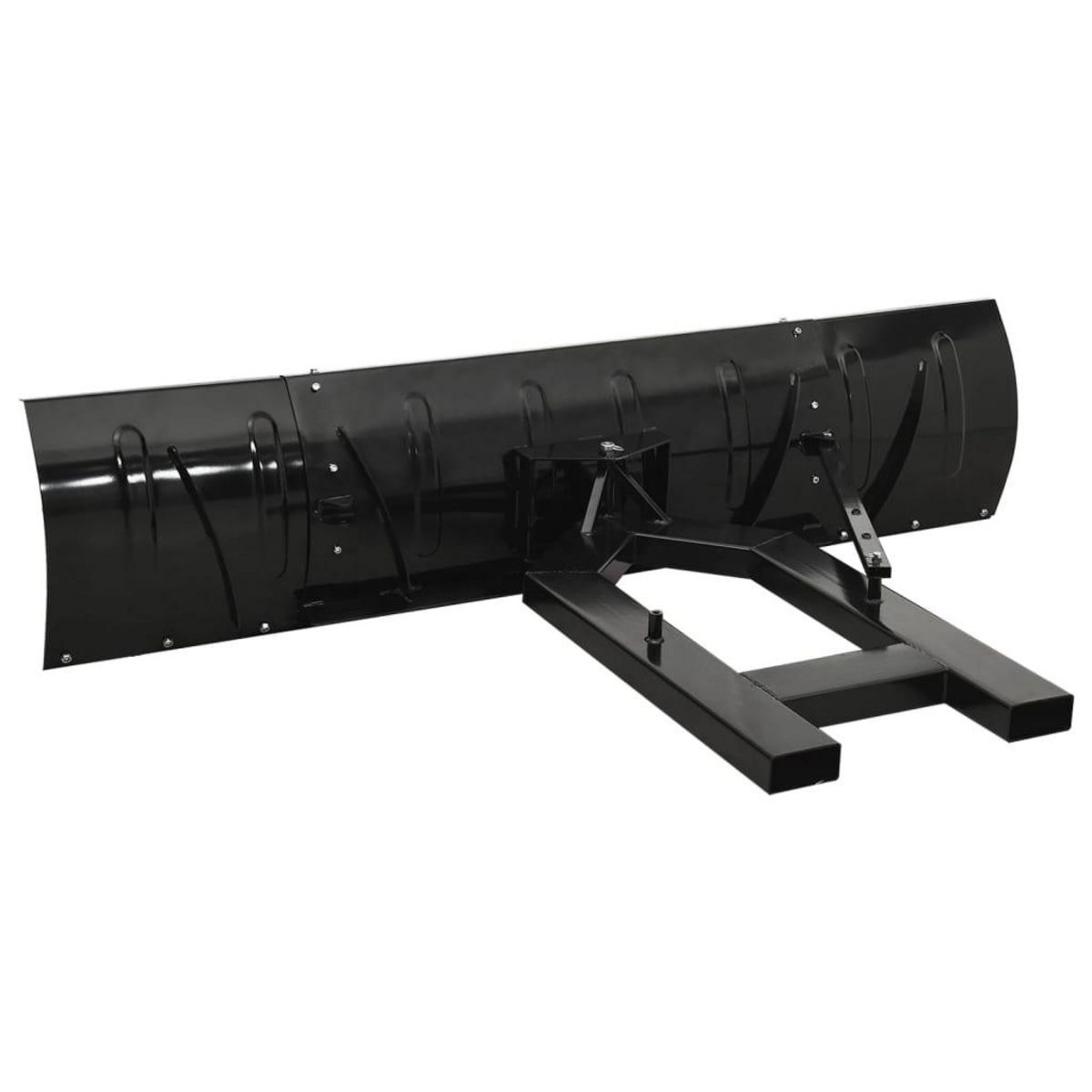 VIDAXL Chasse-neige pour chariot elevateur 200x48 cm Noir
