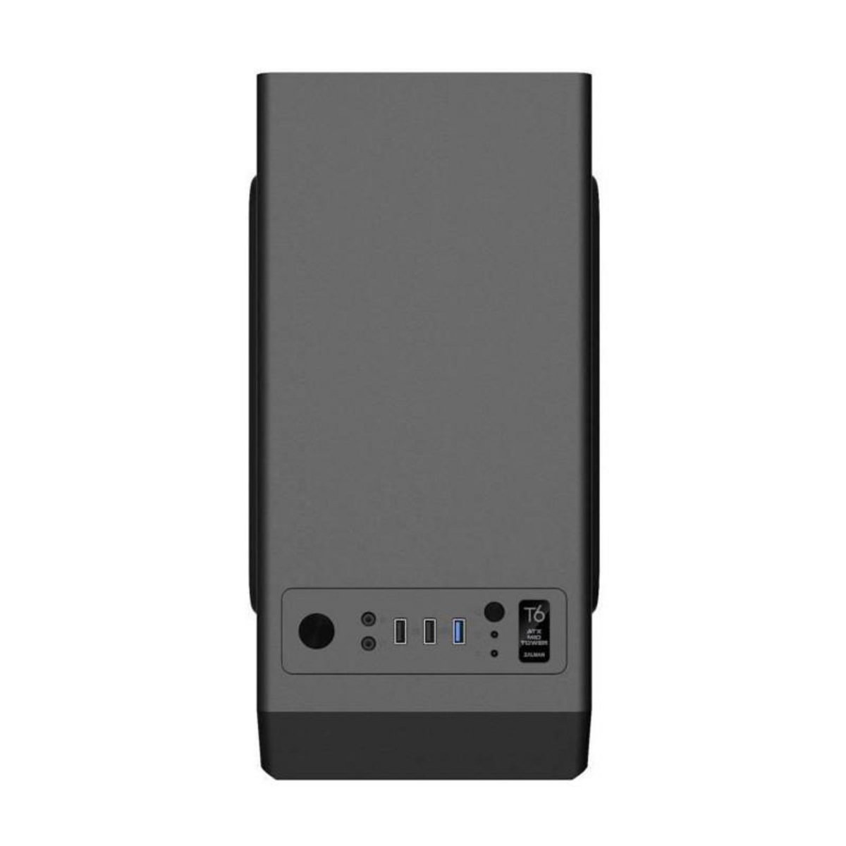 Zalman ZALMAN BOITIER PC T6 - Moyen Tour - Noir - Format ATX T6BK