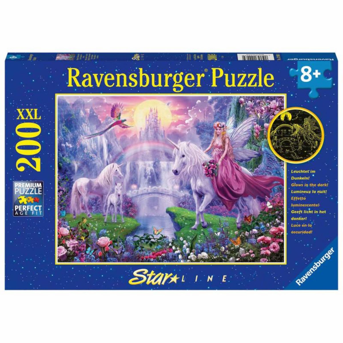 RAVENSBURGER RAVENSBURGER Magical Unicorn Night, 200pcs. XXL