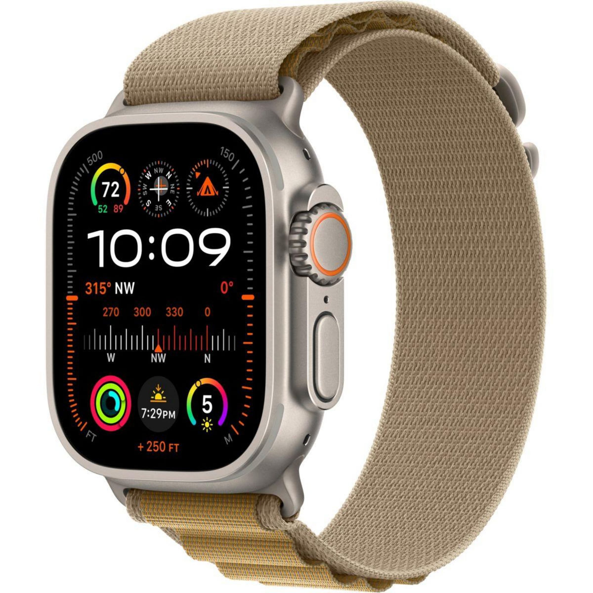 APPLE Montre connectée Ultra 2 49mm Naturel / Sahara Loop S Cel