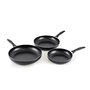 Voir la diapositive 1 : KITCHEN COOK Lot de 3 poêles en aluminium