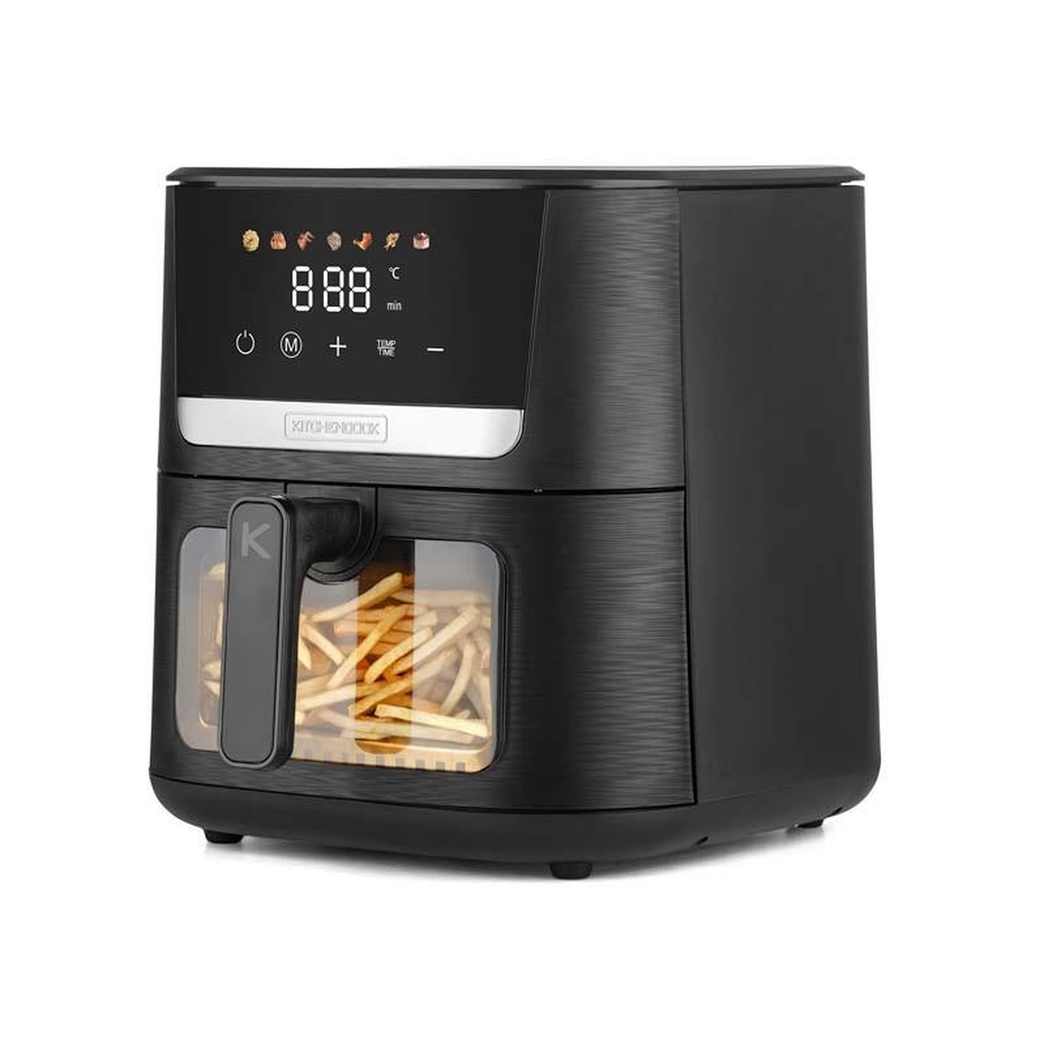 Voir la diapositive 2 : KITCHENCOOK Kitchencook - airmed 7w - friteuse à air 7l avec fenêtre - 7 programmes - 1600w