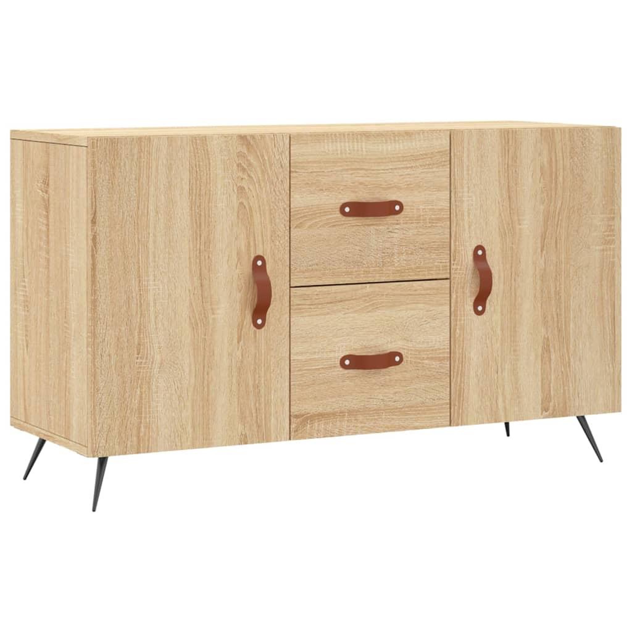 Voir la diapositive 2 : VIDAXL Buffet chene sonoma 100x36x60 cm bois d'ingenierie