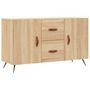Voir la diapositive 2 : VIDAXL Buffet chene sonoma 100x36x60 cm bois d'ingenierie