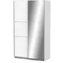 Demeyere Armoire GHOST - Décor blanc mat - 2 Portes coulissantes + miroir - L.116,5 x P.59,8 x H.203 cm - DEMEYERE