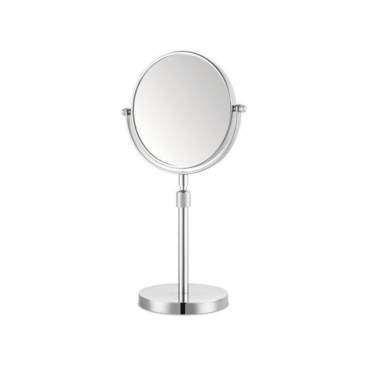 CENTRALE BRICO Miroir grossissant x 5 rond, H.15 x l.15 x P.0.5 cm, Réglable en hauteur