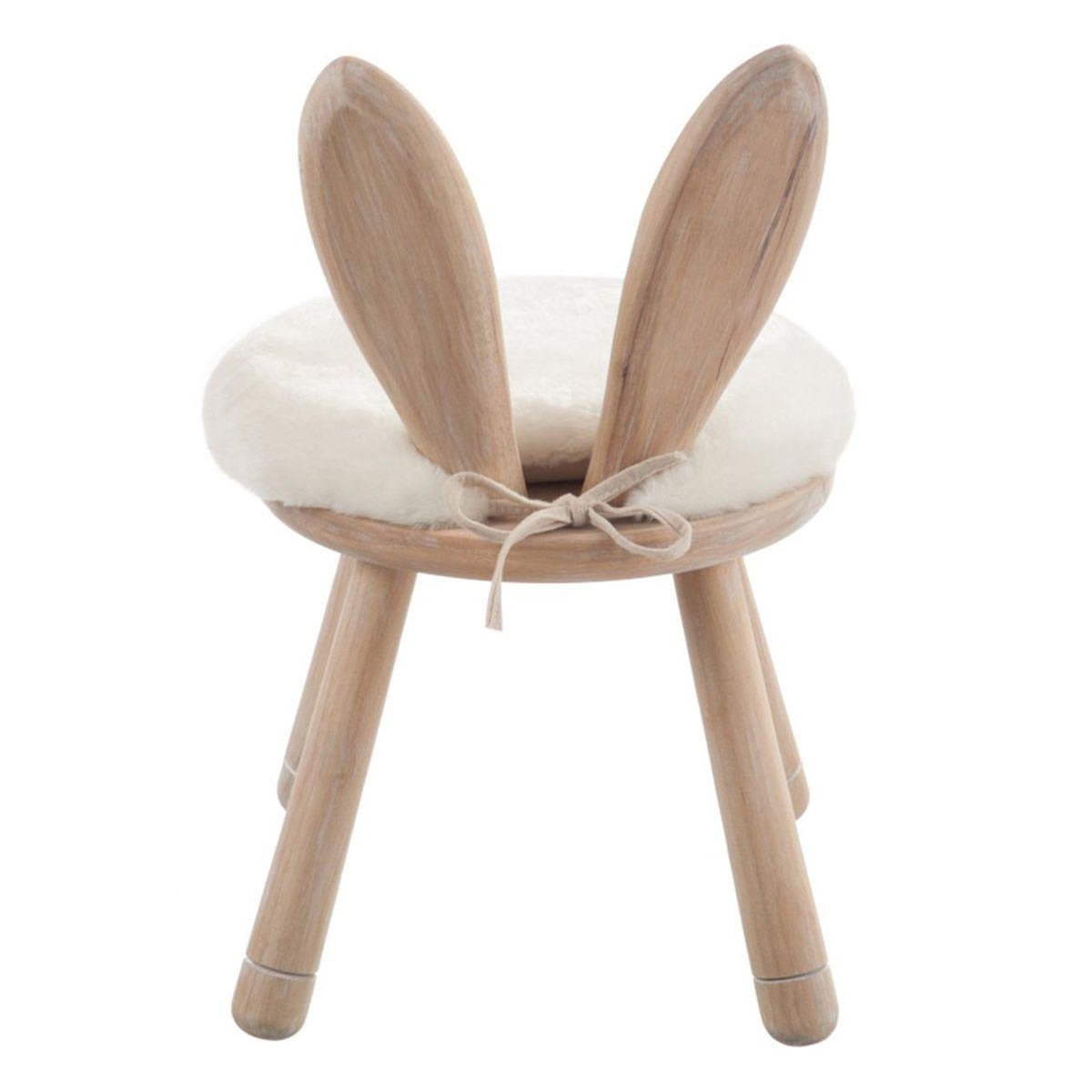 Paris Prix Chaise pour Enfant  Oreilles Lapin  56cm Naturel