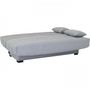 Voir la diapositive 5 : MARKET24 Banquette clic clac 3 places - Matelas 17 cm - Tissu gris clair - L199 x P96 x H103 cm - CHLoe