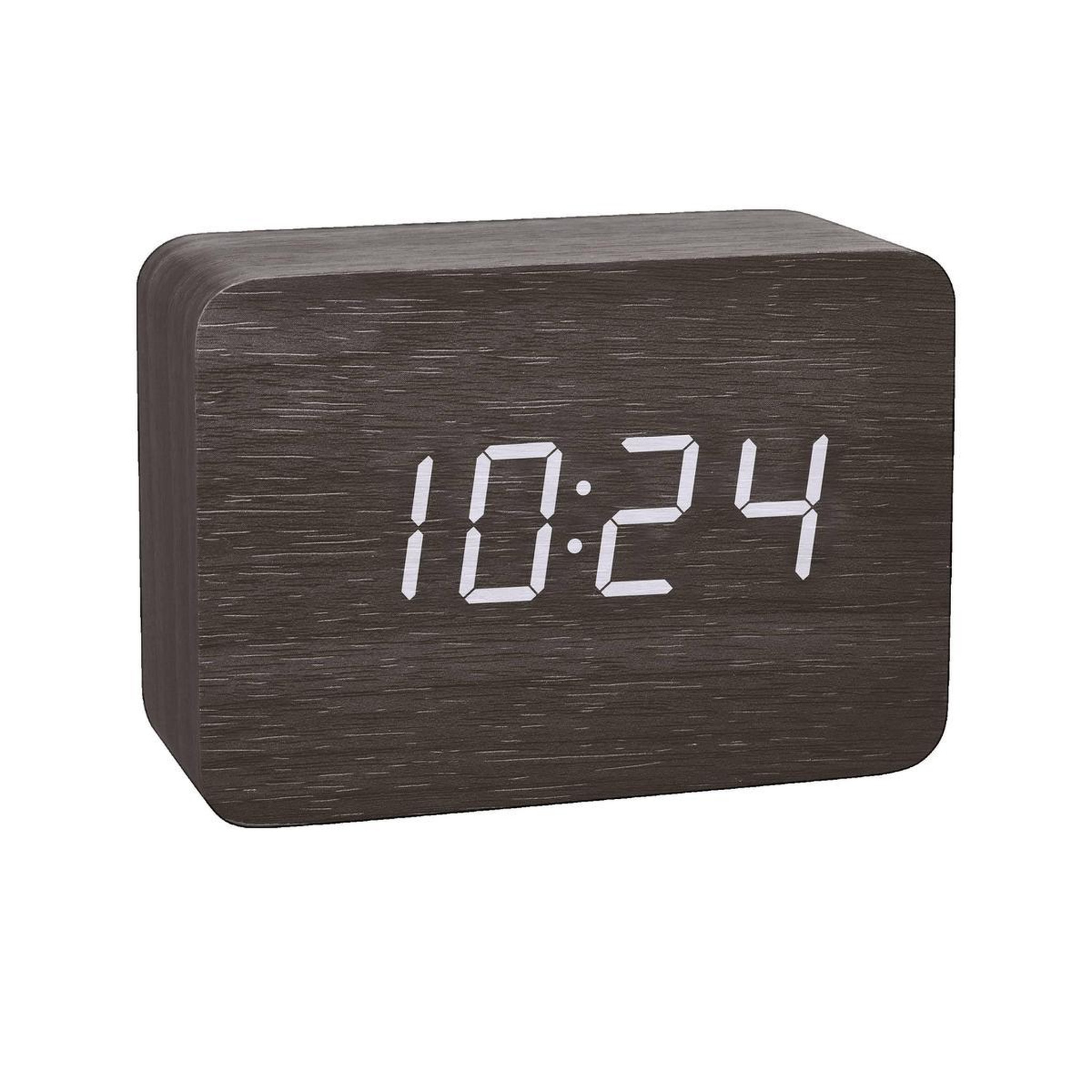 TFA Horloge TFA 60.2549.01 design minimaliste imitant le bois