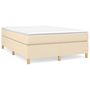 Voir la diapositive 2 : VIDAXL Cadre de lit sans matelas creme 140x200 cm tissu