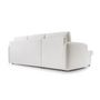 Voir la diapositive 6 : BEST MOBILIER Pocatello - canapé d'angle réversible 4 places - convertible avec coffre - en tissu bouclette