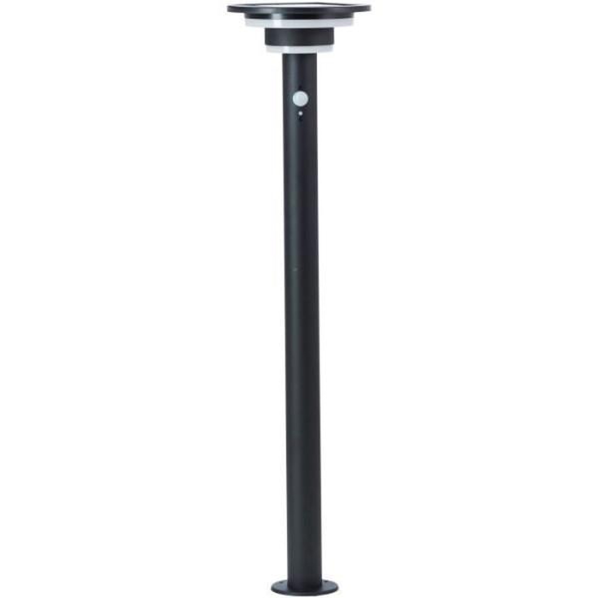 Voir la diapositive 2 : BRILLIANT Potelet extérieur - BRILLIANT - GARVINA - LED et solaire - Détecteur de mouvement - Acier inoxydable et plastique - 4 W - Noir