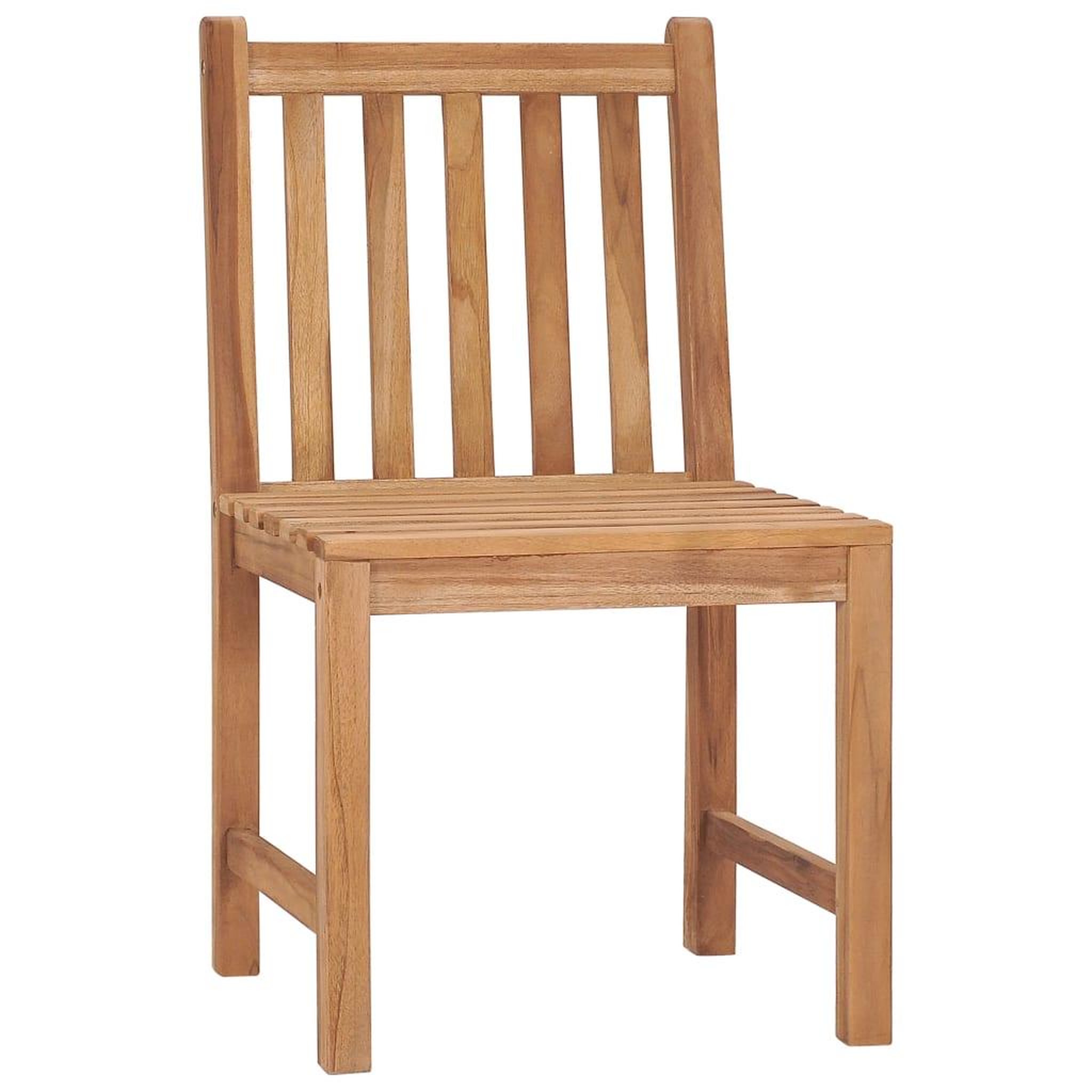 Voir la diapositive 4 : VIDAXL Chaises de jardin lot de 2 avec coussins Bois de teck massif