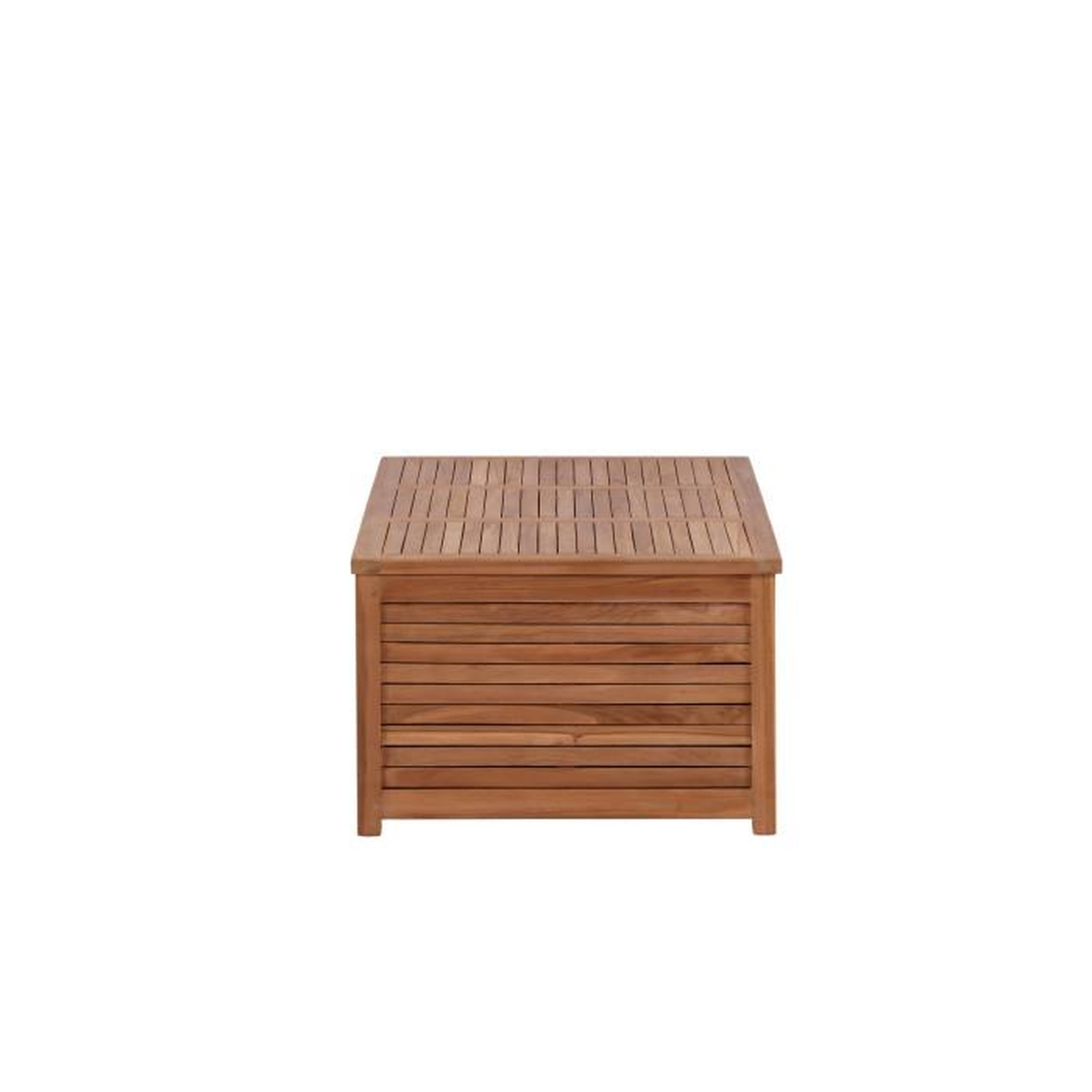 Voir la diapositive 5 : Paris Prix Coffre de Jardin en Teck  Trento  46cm Naturel