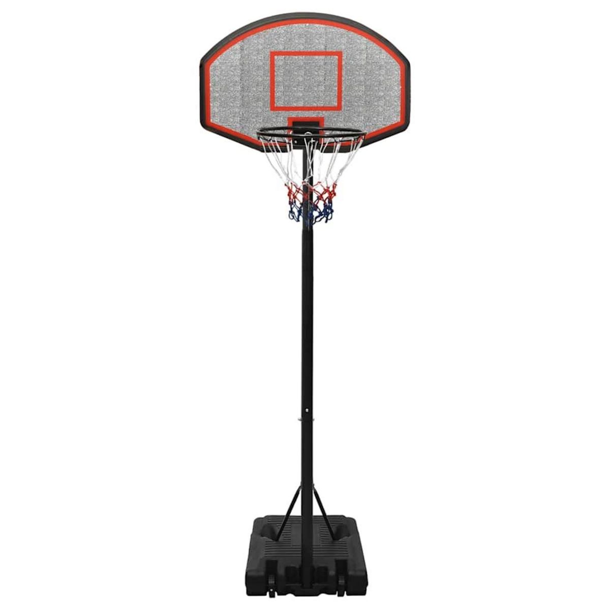 VIDAXL Support de basket-ball Noir 237-307 cm Polyethylene