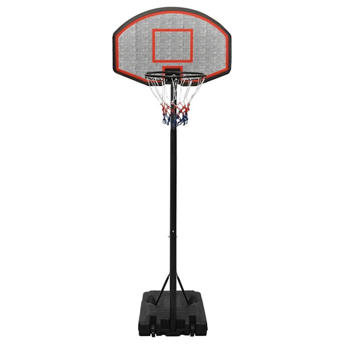 VIDAXL Support de basket-ball Noir 237-307 cm Polyethylene