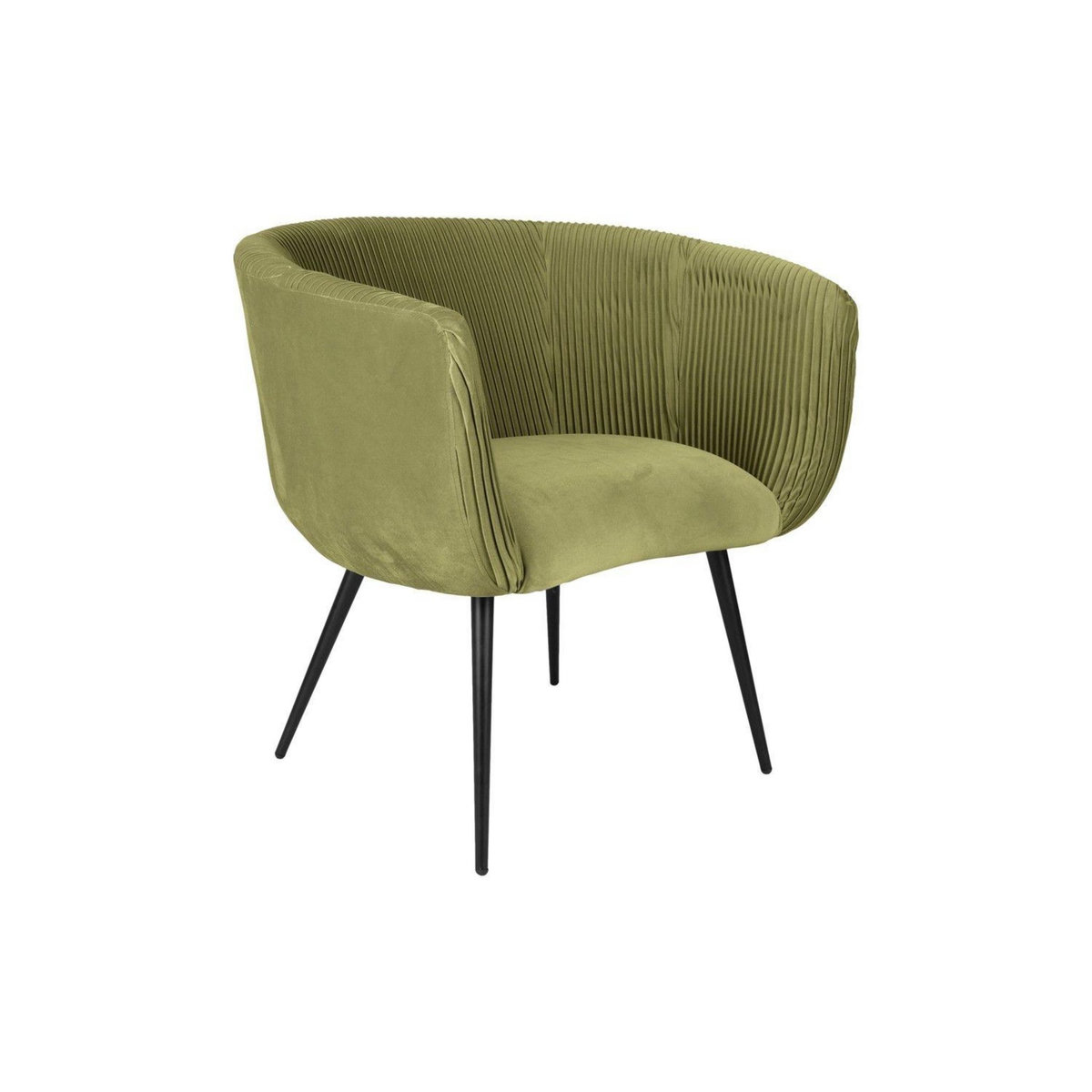 Leitmotiv Fauteuil en velours