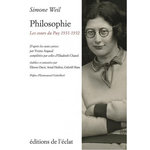 PHILOSOPHIE. LES COURS DU PUY, 1931-1932, Weil Simone