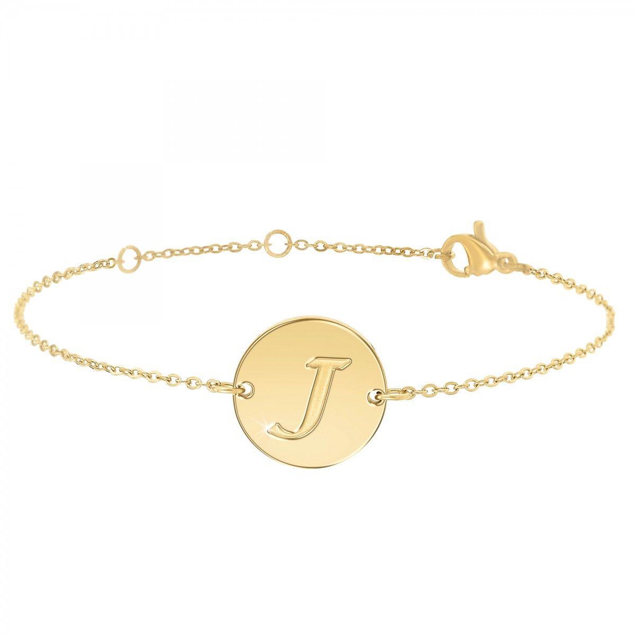 SC BOHEME Bracelet lettre J en acier inoxydable par SC Bohème