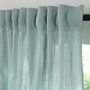 Voir la diapositive 3 : FUTURE HOME Rideau uni en gaze de coton pattes cachées à l'unité 140x260cm