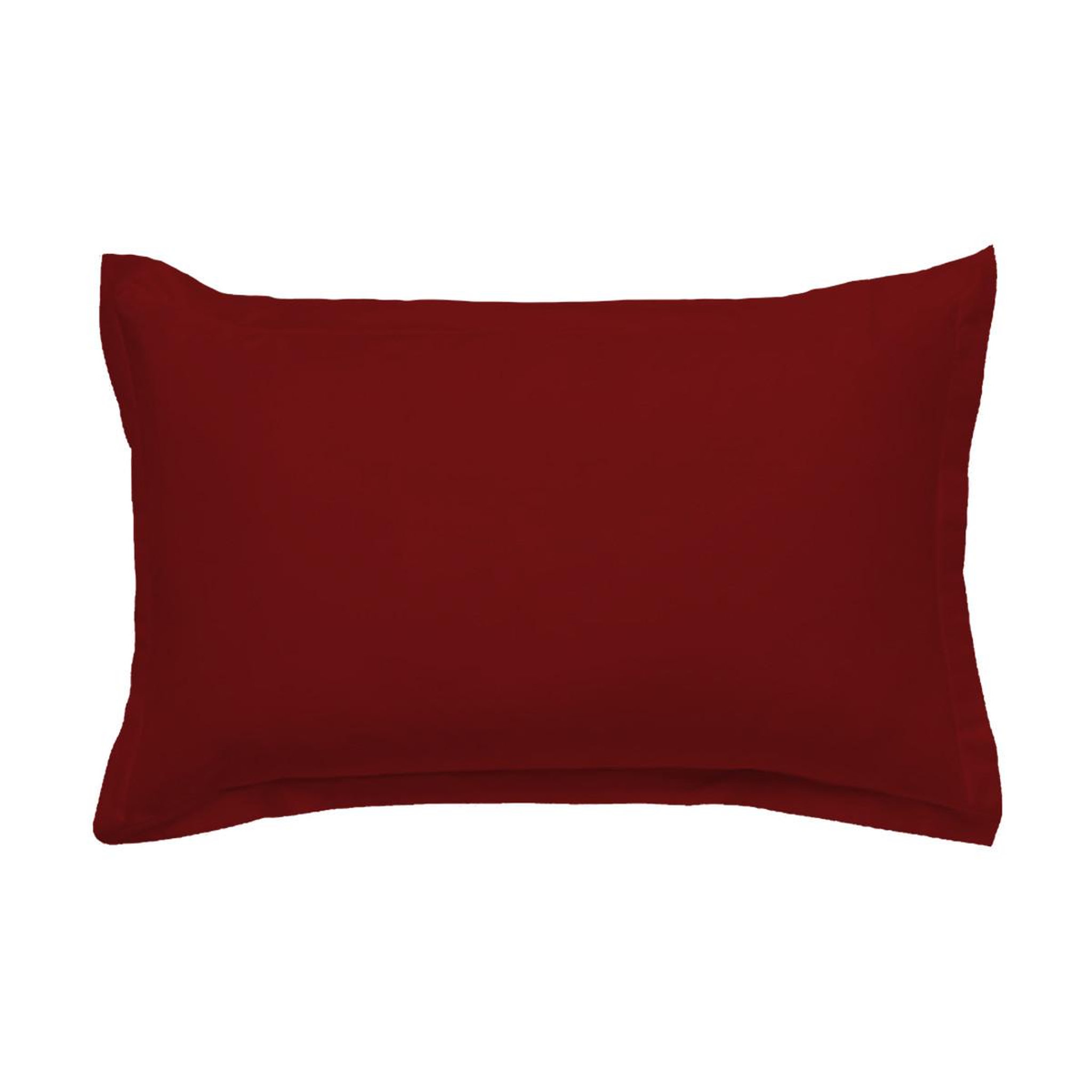 Voir la diapositive 1 : FUTURE HOME Taie d'oreiller en coton 57 fils unie