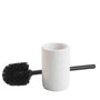 Voir la diapositive 2 : Paris Prix Brosse WC Effet Tissé  Spa  36cm Blanc