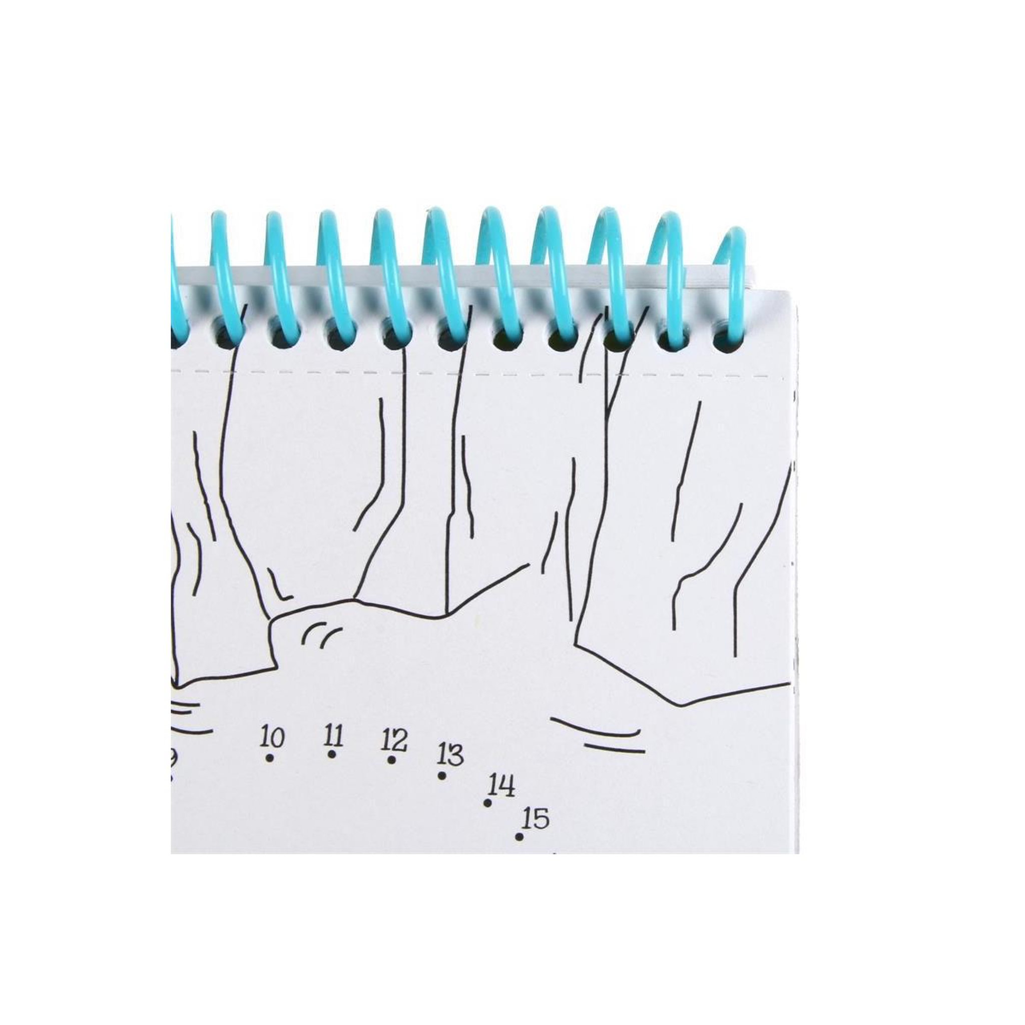 Voir la diapositive 2 : Jeux 2 momes Cahier de Coloriage  Poignée  15x25cm Blanc