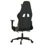 Voir la diapositive 5 : VIDAXL Chaise de jeu de massage avec repose-pied Noir&Dore Similicuir
