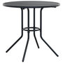 Voir la diapositive 3 : VIDAXL Ensemble de chaises de jardin empilables 5 pcs anthracite