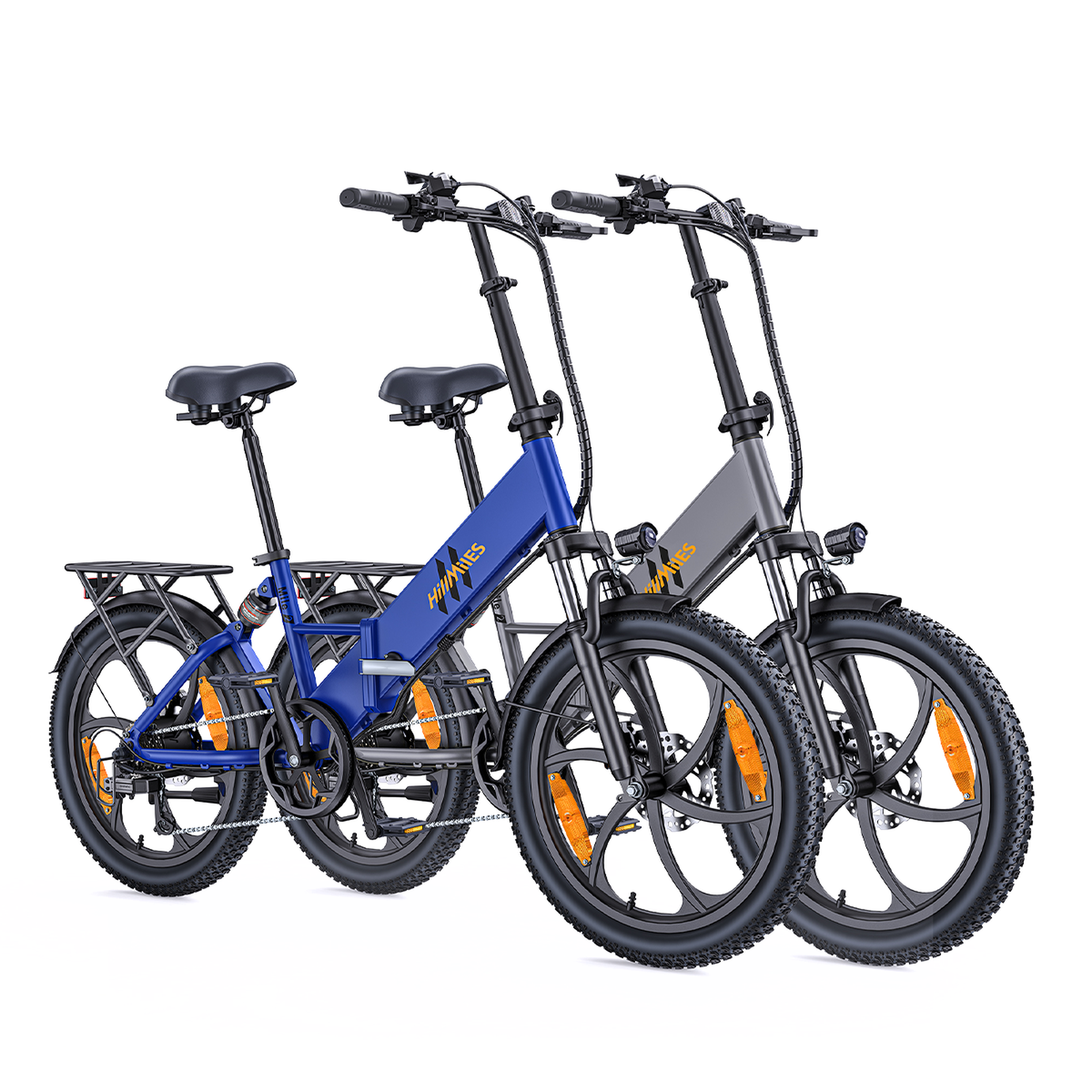 Voir la diapositive 6 : HILLMILES Vélo électrique pliable Hillmiles Mile2