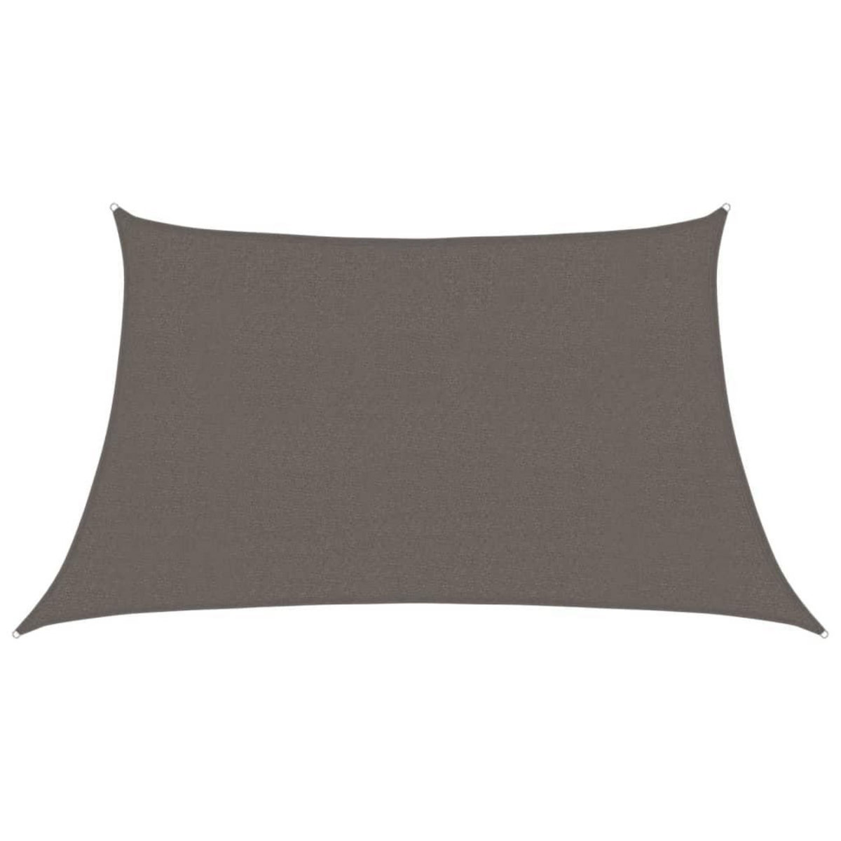 VIDAXL Voile d'ombrage 160 g/m^2 Anthracite 3/4x2 m PEHD