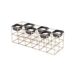 PRESENT TIME Photophore en métal design Tabia - 6 Bougies. Coloris disponibles : Jaune, Noir