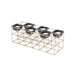 PRESENT TIME Photophore en métal design Tabia - 6 Bougies. Coloris disponibles : Jaune, Noir