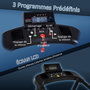 Voir la diapositive 6 : HOMCOM Tapis électrique de course pliable 1-9 Km/h 500 W écran LCD 3 programmes noir