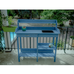 Hisense Table multiusages lasurée bleue - tab1105