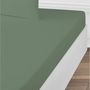 Voir la diapositive 4 : FUTURE HOME Drap housse uni en coton 57 fils