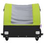 Voir la diapositive 6 : VIDAXL Remorque de vélo noir et vert 30 kg fer