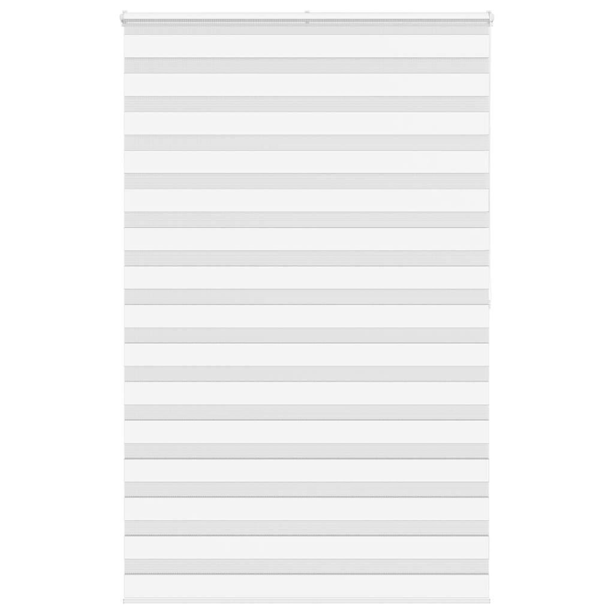 VIDAXL Store zebre blanc 140x200 cm largeur du tissu 135,9cm polyester