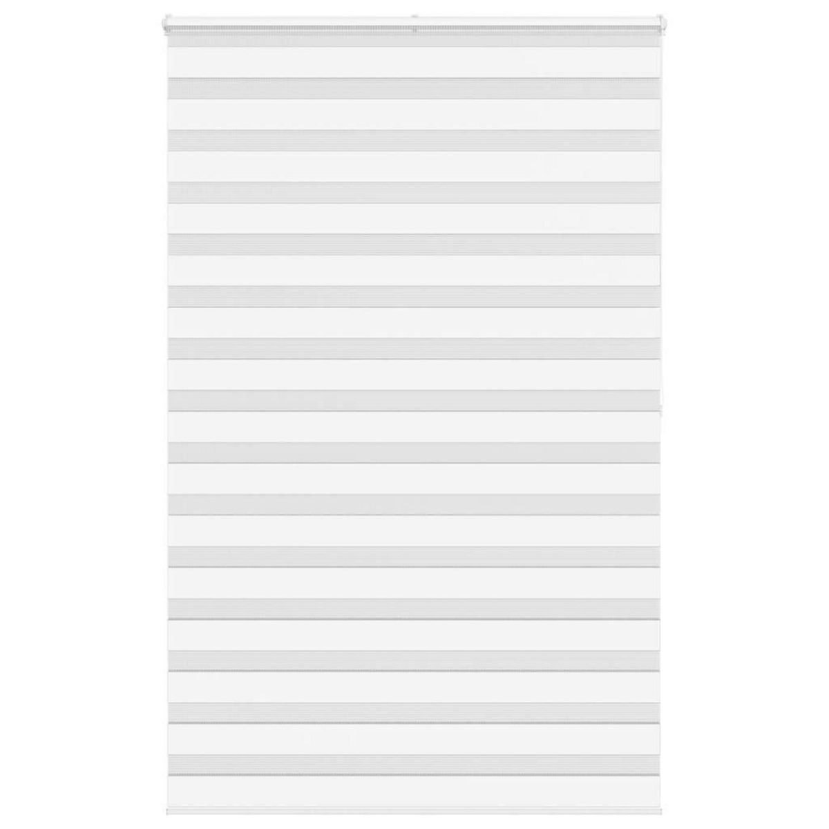 VIDAXL Store zebre blanc 140x200 cm largeur du tissu 135,9cm polyester