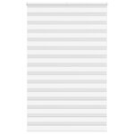 VIDAXL Store zebre blanc 140x200 cm largeur du tissu 135,9cm polyester