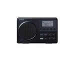 Lenco Radio FM Lenco MPR-035BK portable avec écran LCD 2,5 pouces